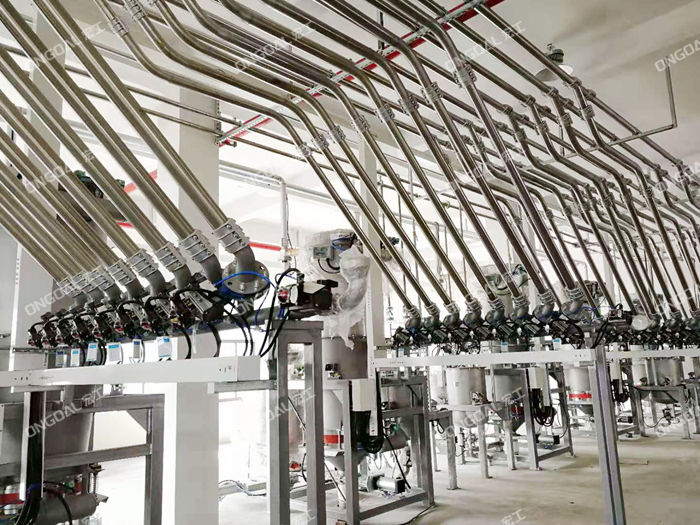 橡膠原料氣力輸送系統(tǒng)如何節(jié)省人工，提高生產(chǎn)效率